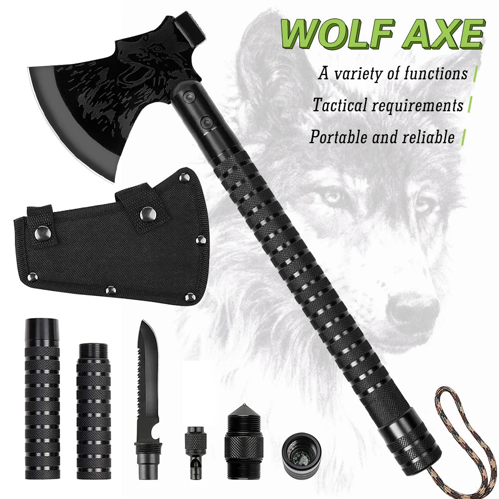 Multipurpose Shovel Axe Set