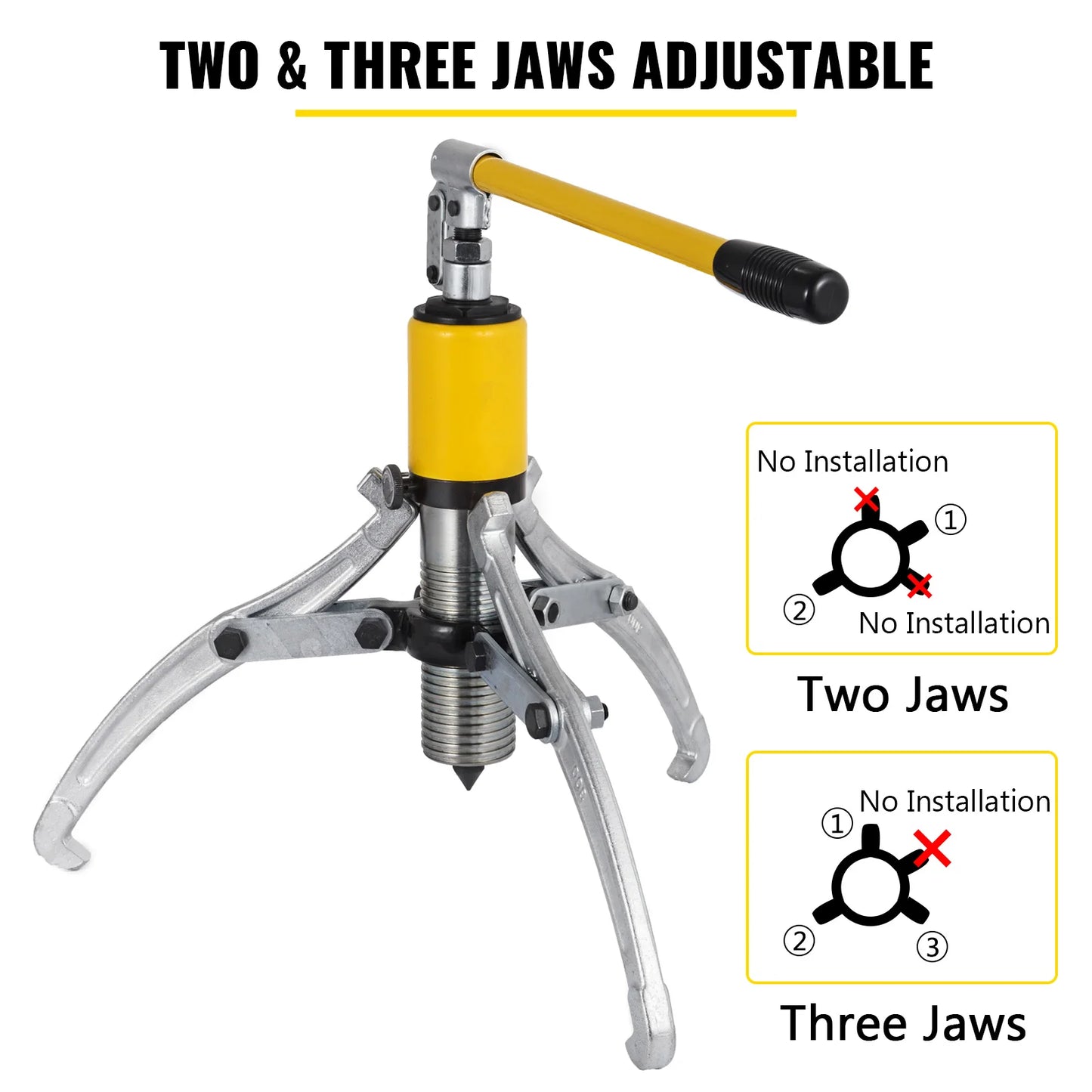 5/10/15 Ton Hydraulic Puller for Garage Repair Shop