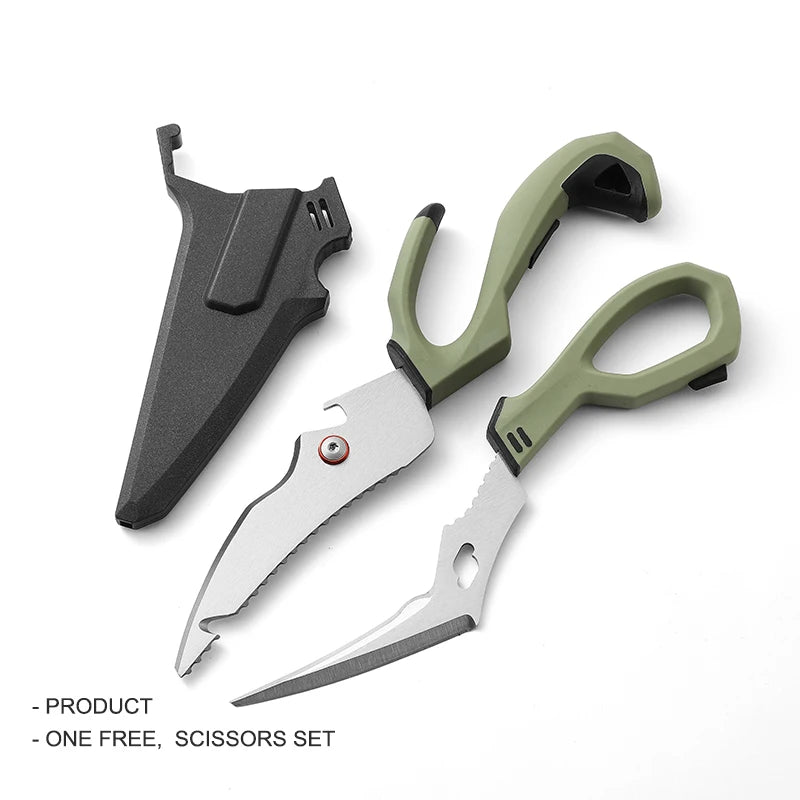 Heavy Duty, Stainless Steel Multi-function shears