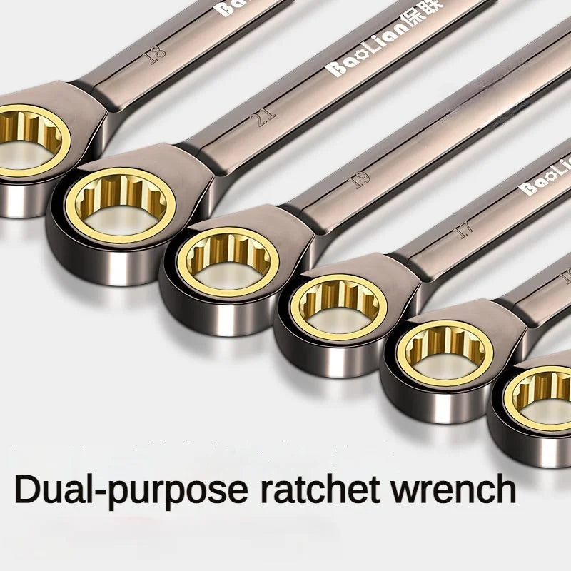 Multifunctional Ratchet Wrench Kit Metric