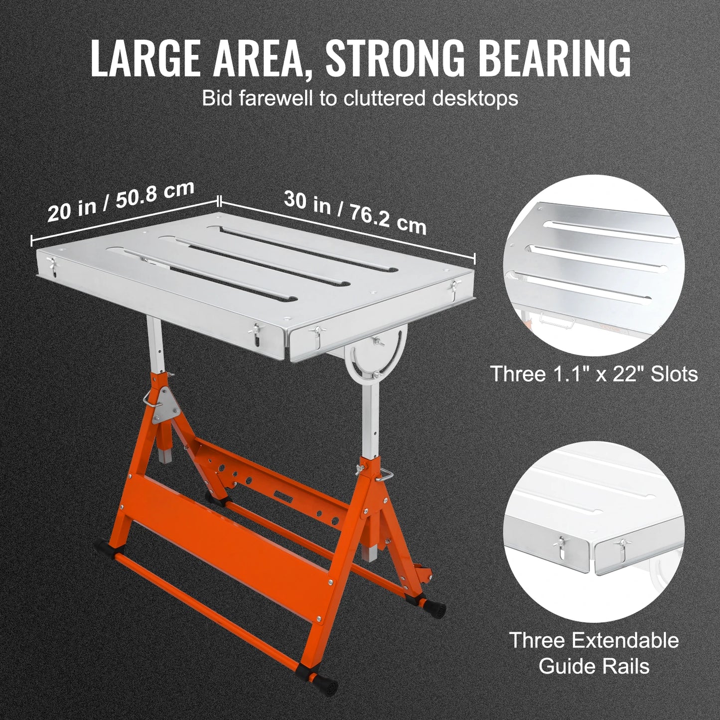 Foldable Welding Table Flexible Height