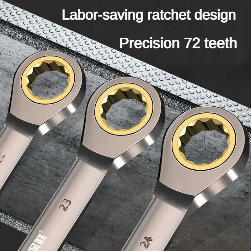 Multifunctional Ratchet Wrench Kit Metric